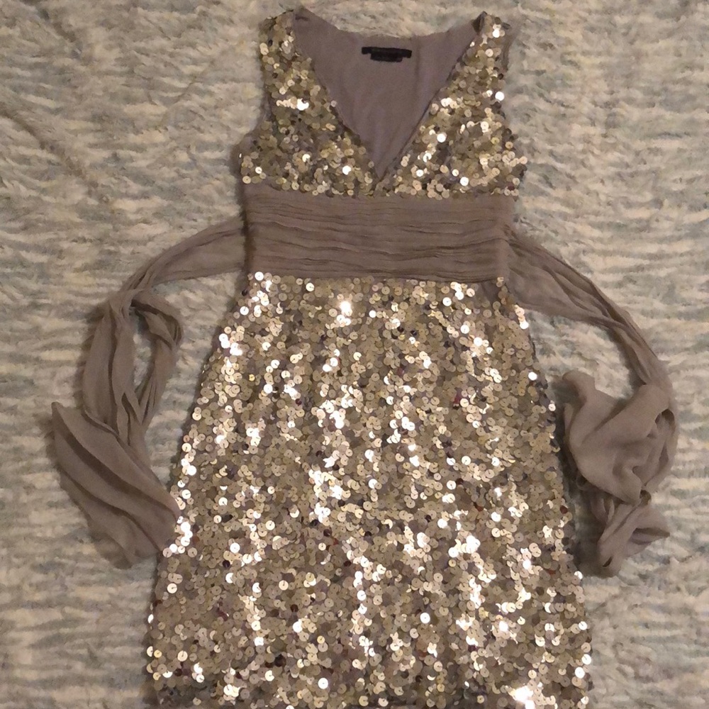 BCBG sequin dress